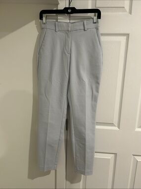 Light Blue Women's Tailored Ankle Pants